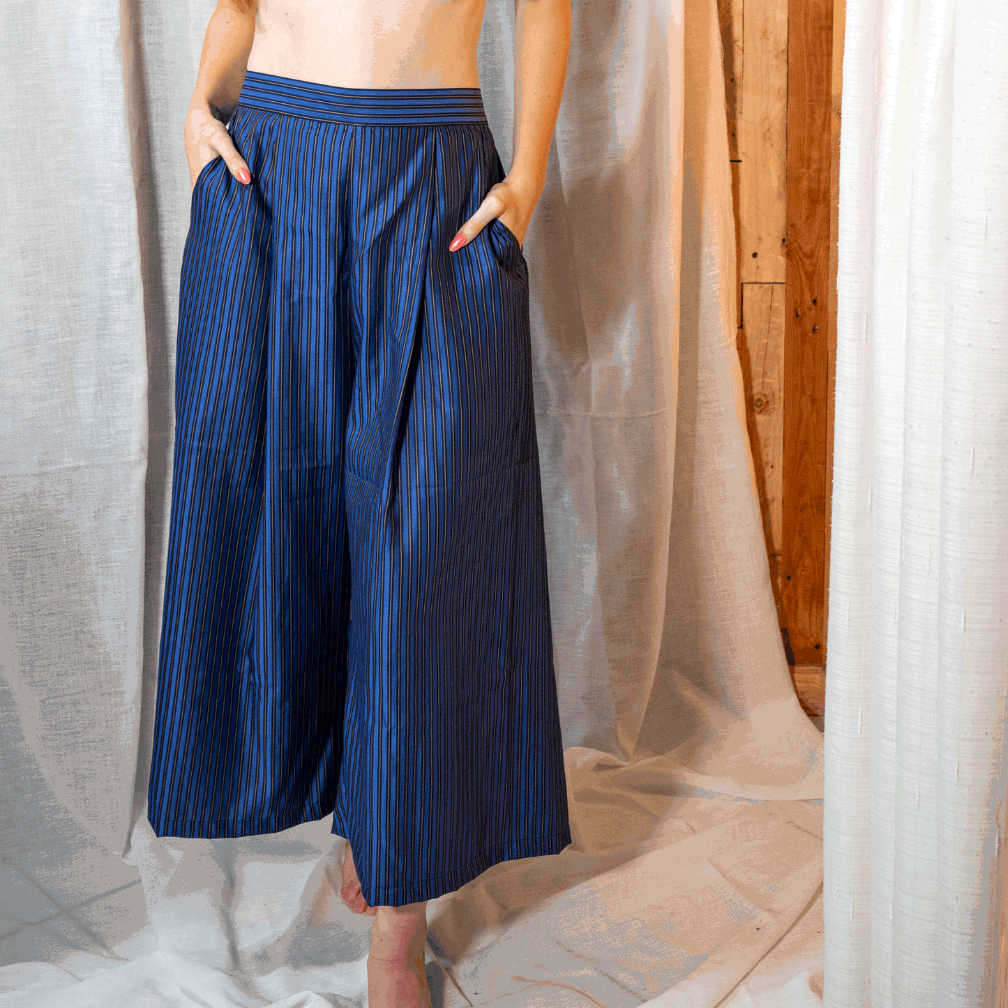 Pantaloni Marea Blu