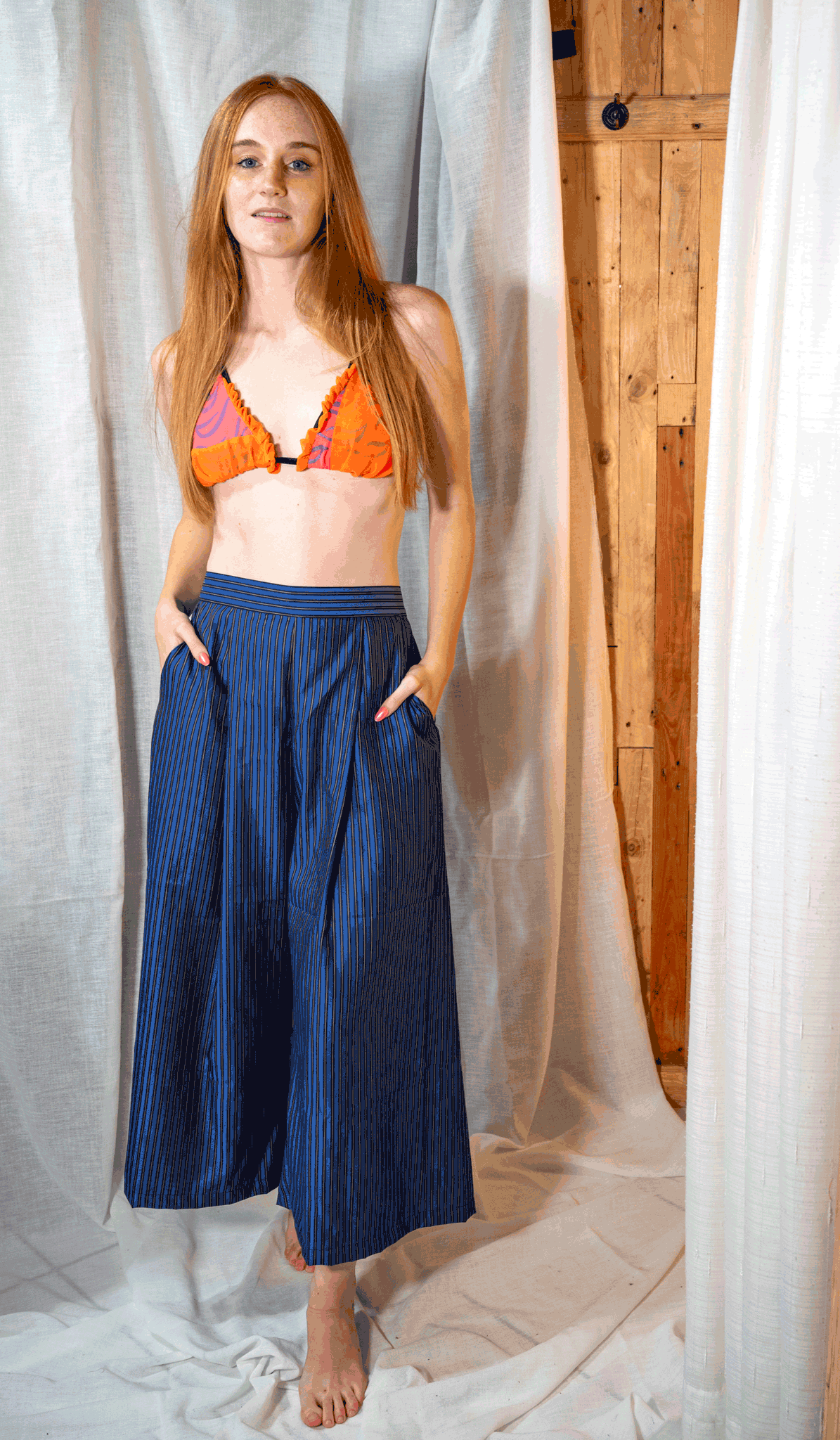 Pantaloni Marea Blu