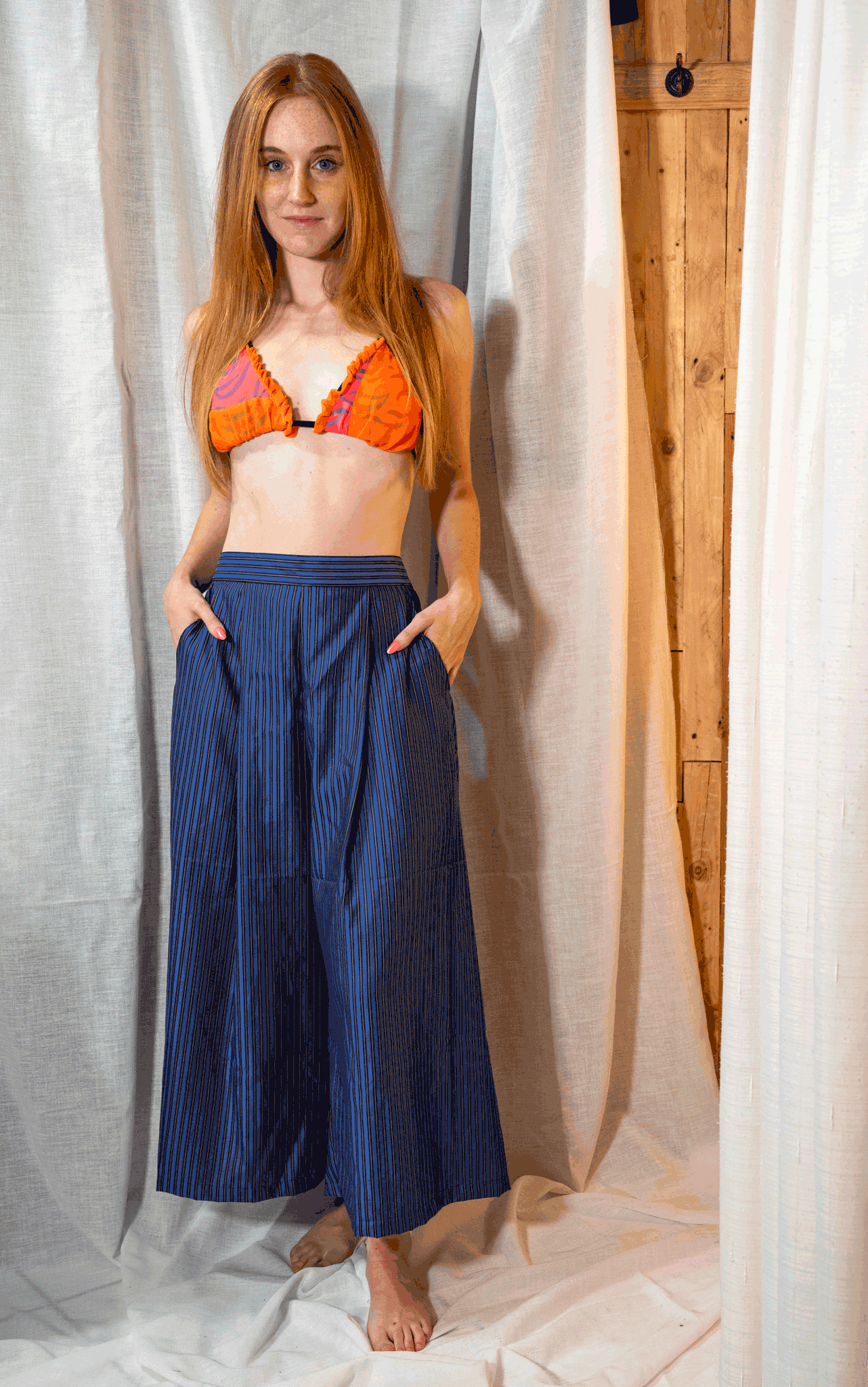 Pantaloni Marea Blu