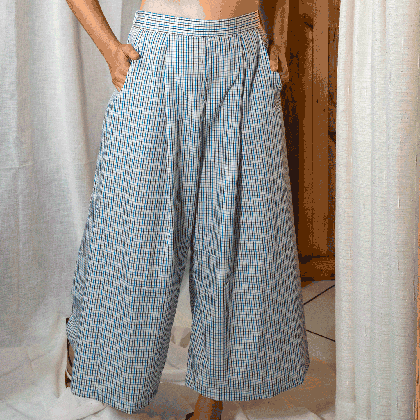 Pantaloni Marea quadri